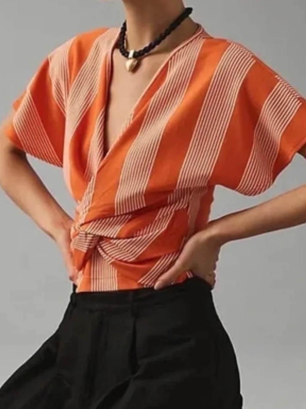 Bishop + Young knit crop top NWT